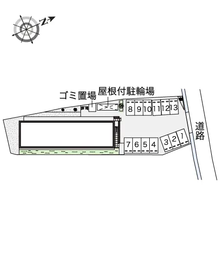 ★手数料０円★明石市大久保町江井島　月極駐車場（LP）